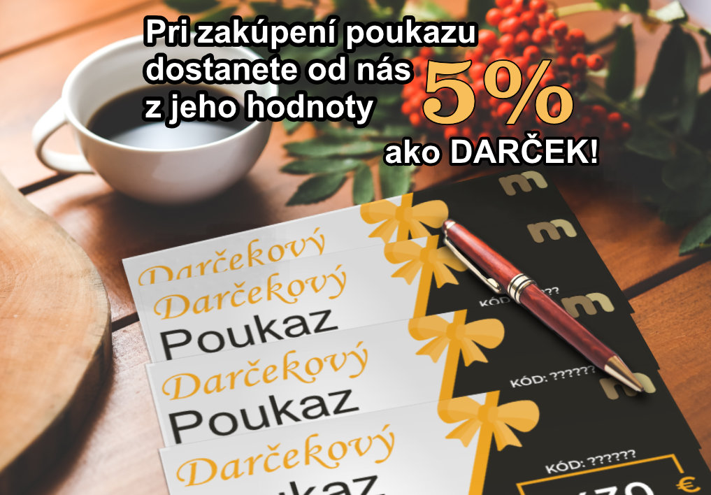Darčekové poukazy