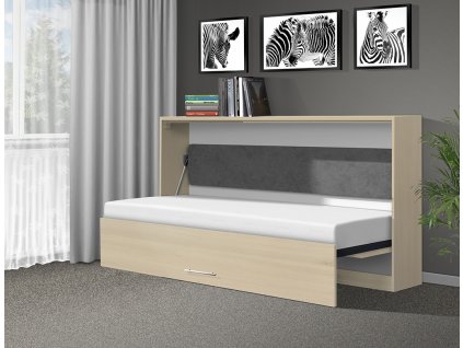 Sklápacia posteľ VS1056 90x200 cm agát
