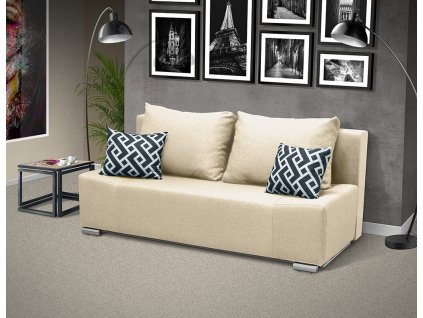 Rozkladacia pohovka Porto 160 vo farbe krémová