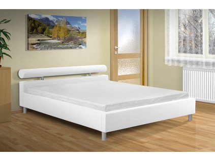 Moderná manželská posteľ Doroty 140x200 cm bielá