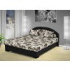 Manželská posteľ s úložným priestorom Lenka 170x200 cm čierná
