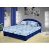 Manželská posteľ s úložným priestorom Lenka 170x200 cm modrá
