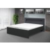 Posteľ Meadow NEW 200x180 cm s LED osvetlením antracit