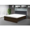 Posteľ Meadow NEW 200x180 cm s LED osvetlením orech