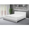 Luxusná posteľ SEINA NEW 180 bielá EKO koža
