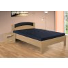 Kvalitná moderná drevená posteľ Jason 140x200 cm buk