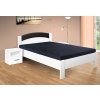 Kvalitná moderná drevená posteľ Jason 140x200 cm bielá