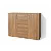 Kancelárska komoda so zásuvkami a policami Alfa 5 š. 120 cm orech lyon