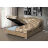 Manželská posteľ s úložným priestorom 170x200 cm béžová