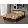 Manželská posteľ s úložným priestorom 170x200 cm  hnedá