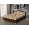 Manželská posteľ s úložným priestorom 170x200 cm  hnedá