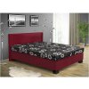 Čalúnená posteľ s úložným priestorom ALICE 170x200 cm bordó