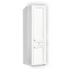 Vysoká retro kúpeľňová skriňa s dvierkami a zásuvkou KR12 š. 50 cm bílá
