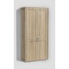 Předsíň retro vysoká skříň s policemi a dvířky PRE23 š. 90 cm dub sonoma