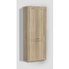 Predsieň retro vysoká skriňa s policami a dvierkami PRE24 š. 70 cm dub sonoma