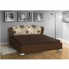 MANŽELSKÁ POSTEĽ SUMMER ŠEDÁ 180X200 CM hneda