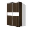 Šatníková skriňa s posuvnými dverami BETA HIT 40 orech