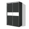 Šatníková skriňa s posuvnými dverami BETA HIT 40 antracit