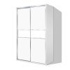 Šatníková skriňa s posuvnými dverami BETA HIT 40 biela
