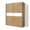 Šatníková skriňa s posuvnými dverami BETA HIT 42 buk