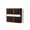 Šatníková skriňa s posuvnými dverami BETA HIT 47 orech