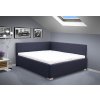 Moderná posteľ Martina s motorovým otváraním úložného priestoru 140cm modrá