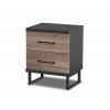 Nočný stolík Maroko antracit dub sonoma tmavý