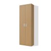 Policová skriňa SV740 v dekore buk, vhodná na zostavenie s výklopnou posteľou z našej ponuky