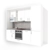 Sektorová kuchynská linka VS 265 KL22 v dekore biela