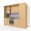 Sektorová kuchynská linka VS 265 KL22 v dekore buk