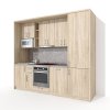 Sektorová kuchynská linka VS 265 KL22 v dekore dub sonoma