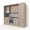 Sektorová kuchynská linka VS 265 KL22 v dekore dub sonoma