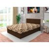 Posteľ s matracom Kongo 140 vo farebnom prevedení orech a Mega 07 hnedá