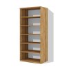 Policová skriňa, knižnica, regál Alfa 92 vo farbe orech lyon