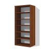Policová skriňa, knižnica, regál Alfa 92 vo farbe orech