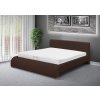 Luxusná posteľ SEINA NEW 160cm v prevedení hnedá EKO koža