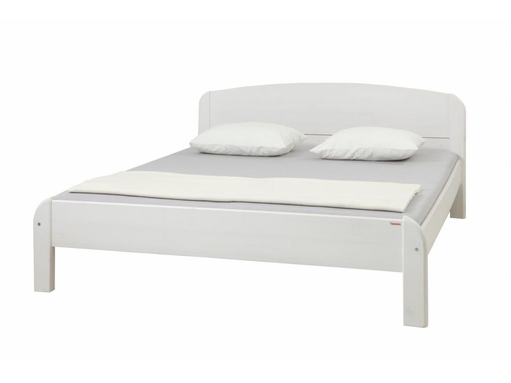 Gazel BERGHEN dřevěná postel N 90 bílá