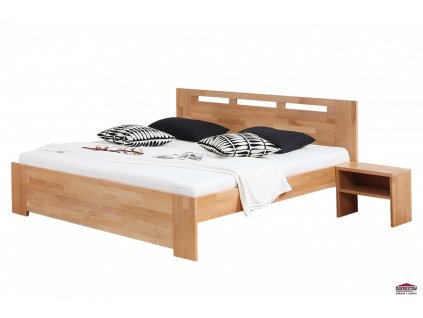 VALENCIA manželská postel 180 cm buk cink