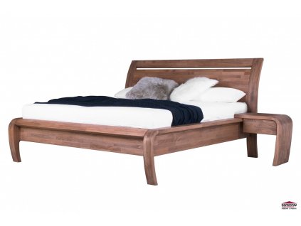 GRÁCIE manželská postel 180 cm buk cink 