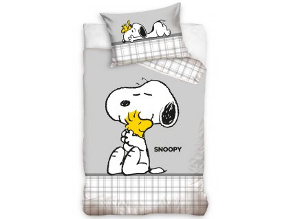 Povlečení do postýlky Snoopy Nejlepší Kamarádi 100x135 + 40x60