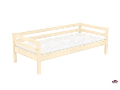 JEDNOLŮŽKO SE ZÁBRANOU SMRK, DĚTSKÁ POSTEL Z MASIVU