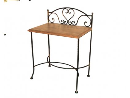 Noční stolek s dřevěnou deskou Malaga