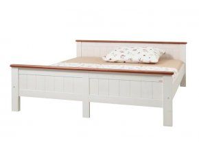 Gazel ANNY postel 180 bílo-hnědá