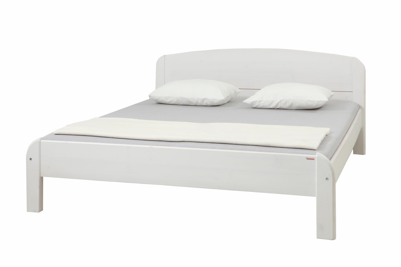 Gazel BERGHEN dřevěná postel N 160 bílá