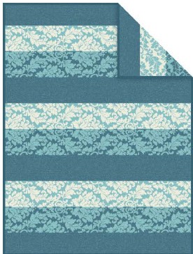 Ibena Meisterstuck deka modrý vzor