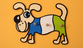 Dětský věšák PES