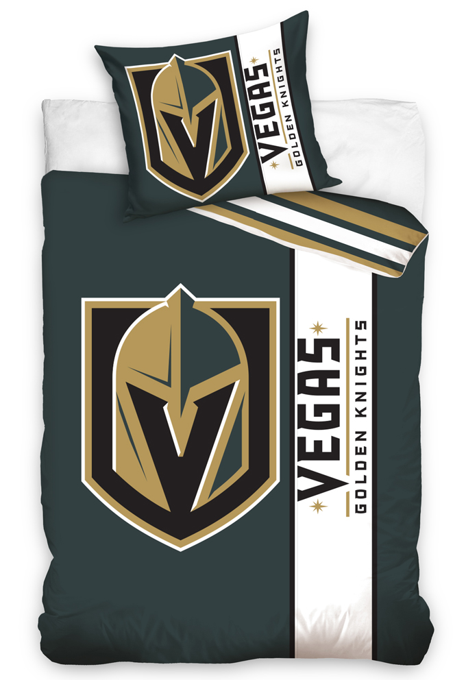 TipTrade s.r.o. Hokejové povlečení NHL Vegas Golden Knights Belt 140x200 + 70x90