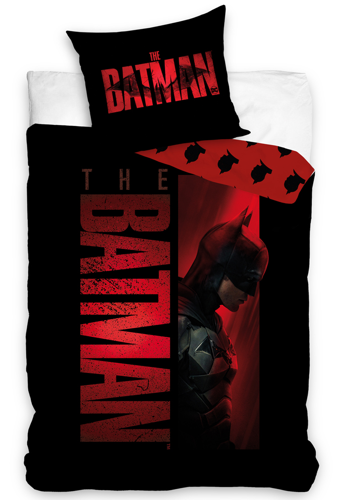 Carbotex Dětské povlečení Batman The Red 140x200 + 70x90