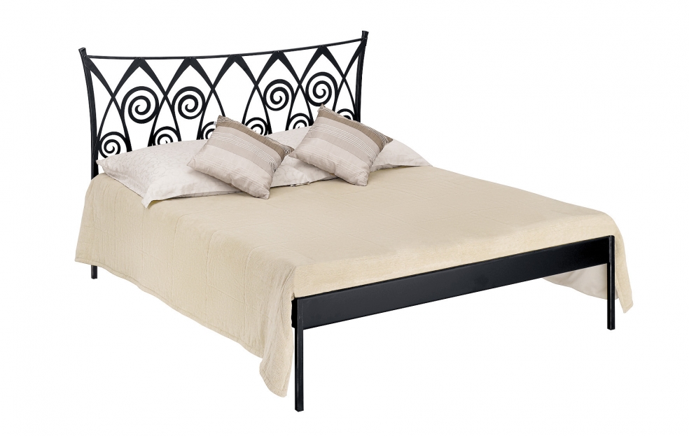 Iron Art RONDA kanape - kovová postel pro rozměr matrace: 180 x 200 cm