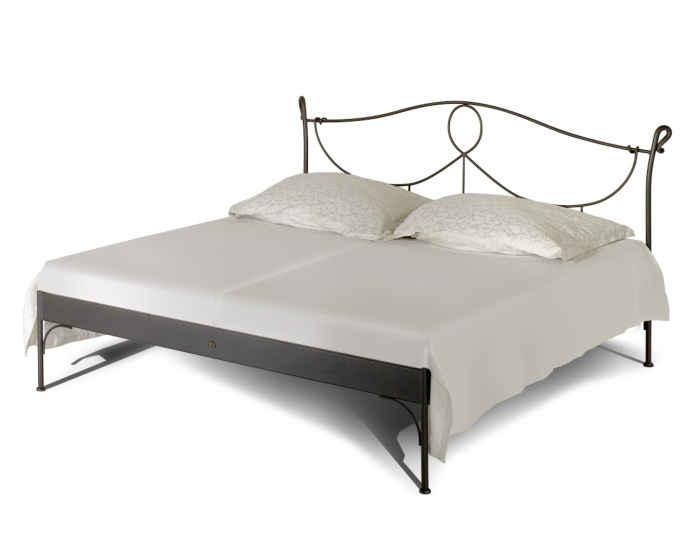 Iron Art MODENA kanape kovaná postel pro rozměr matrace: 140 x 200 cm